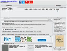 Tablet Screenshot of ebooksread.com